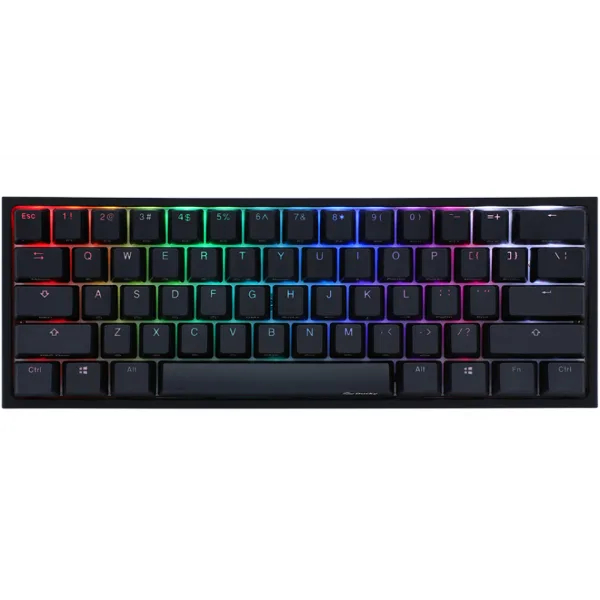 TECLADO GAMER DUCKY ONE 2 MINI RGB KAILH BOX WHITE SWITCH  MECANICO ISO SP
