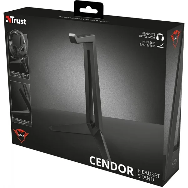 SOPORTE DE AURICULARES GAMING GXTRUST 260 CENDOR UNIVERSAL Y ANTIDESLIZANTE