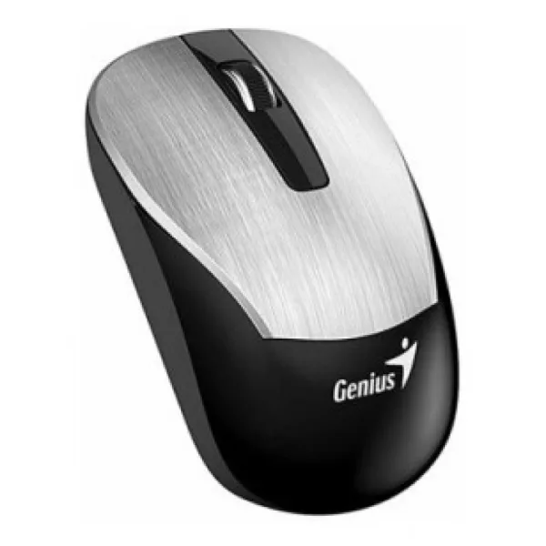 MOUSE WIRELESS RECARGABLE GENIUS ECO-8015 SILVER