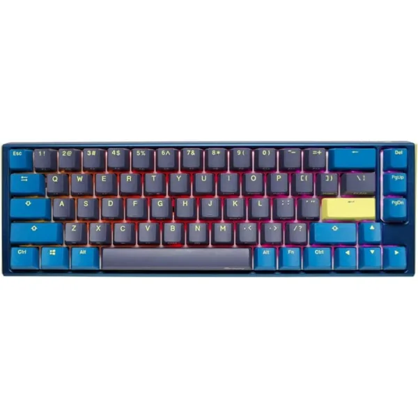 TECLADO MECANICO DUCKY ONE 3 DAYBREAK SF TECLAS AZULESINTERRUPTOR MARRON INGLES PBT DOBLE DISPARO