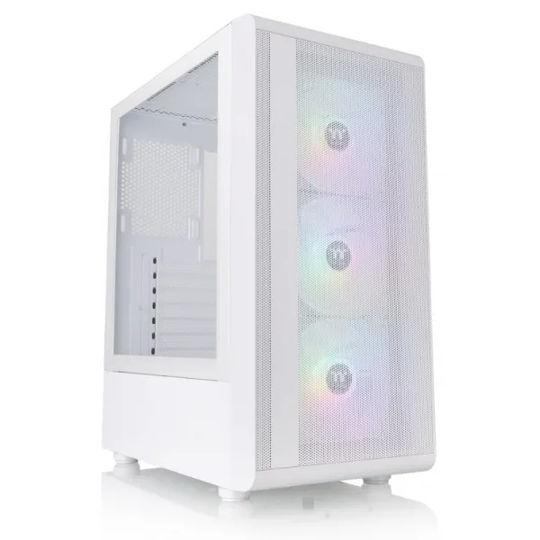 GABINETE THERMALTAKE S200 PLUS TG ARGB SNOW WHITE TEMPERED GLASS