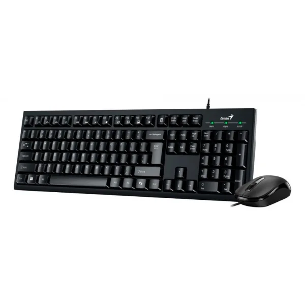 TECLADO + MOUSE COMBO USB GENIUS KM-100SE BLACK