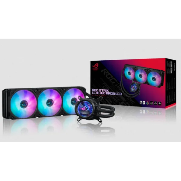 WATER COOLER ASUS ROG STRIX LC III 360 ARGB LCD