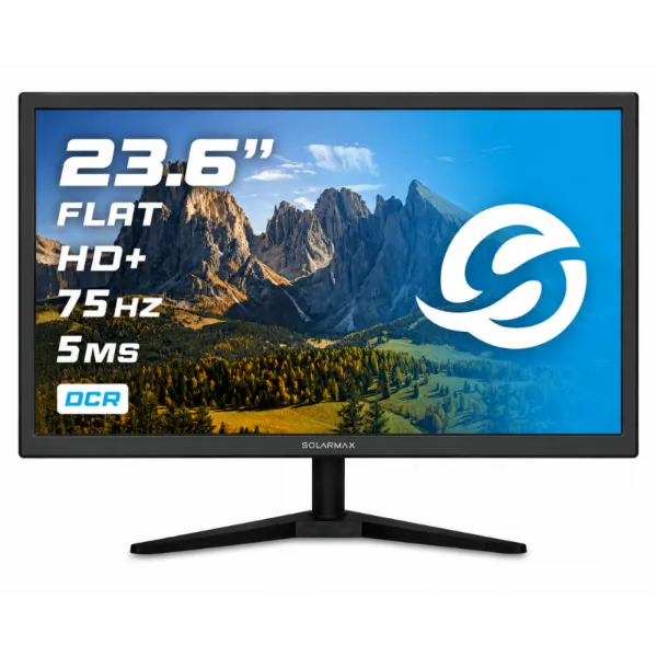 MONITOR SOLARMAX 23.6 FULL HD 75HZ VGA/HDMI NEGRO