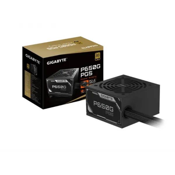 FUENTE GAMER GIGABYTE 650W 80 PLUS GOLD PG5