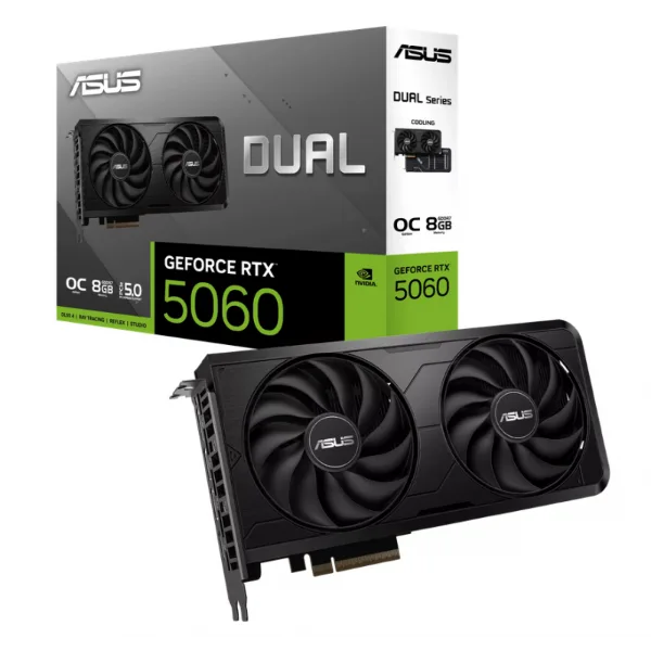 PLACA DE VIDEO ASUS DUAL RTX 5060 8GB EVO OC