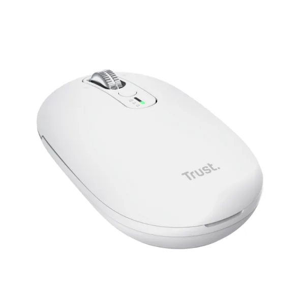 MOUSE GAMER TRUST SERON HYPERSCROLL SLIM WRLS WHITE