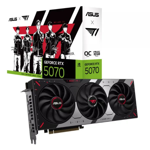 PLACA DE VIDEO ASUS T1 RTX 5070 12GB GAMING